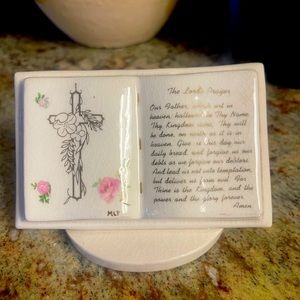 Vintage “Lord’s Prayer” porcelain figurine